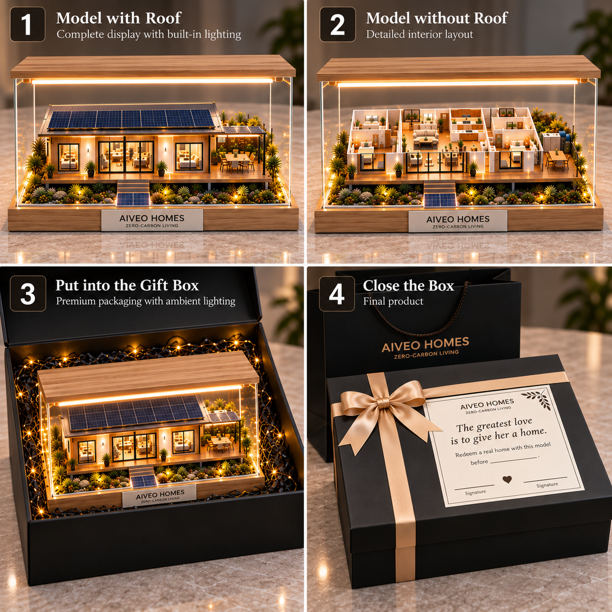 AIVEO Home Model Gift Box – Redeemable Home Keepsake