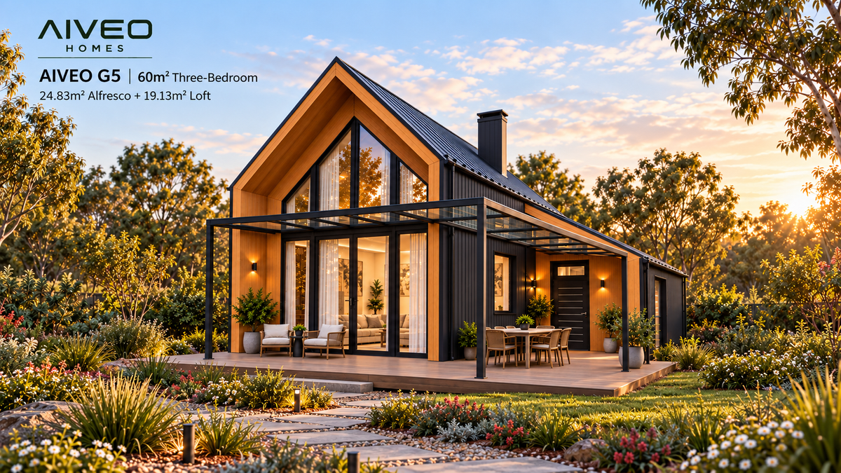 G5 Granny Flat — 60sqm 3-Bedroom Modular Home
