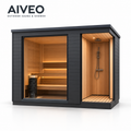Outdoor Sauna & Shower Room — Modular Fast-Install