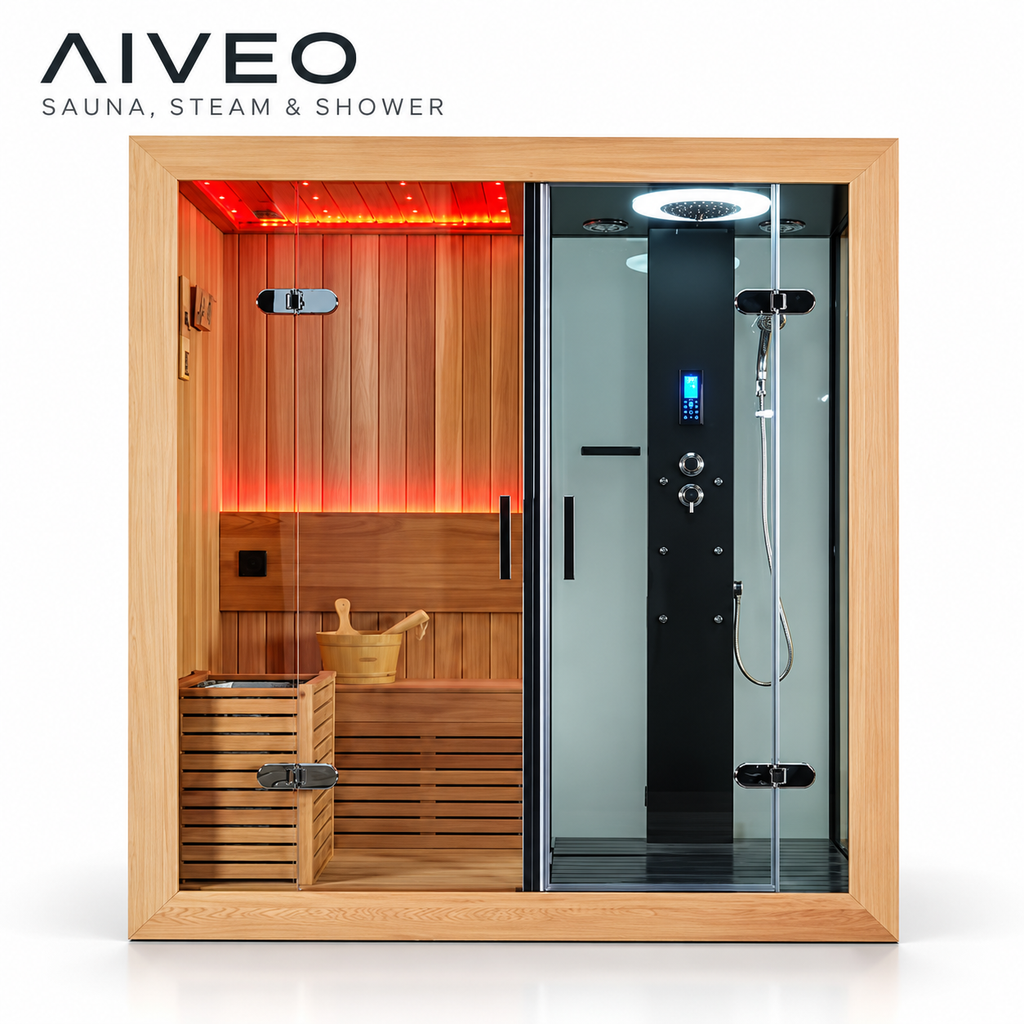 Dry & Wet Steam Shower Bathroom — Fast-Install Modular Unit