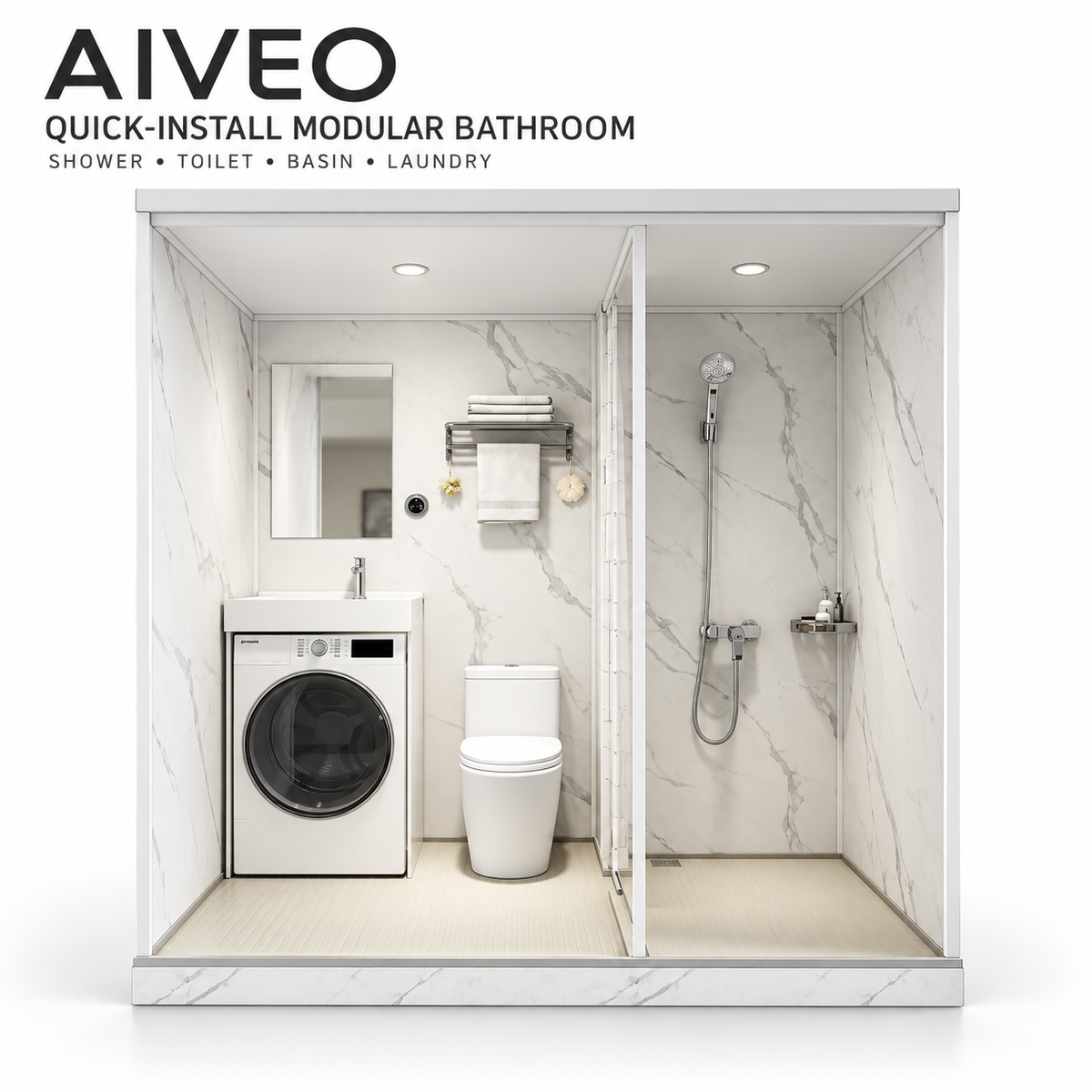 Modular Bathroom — Fast-Install Bathroom Unit