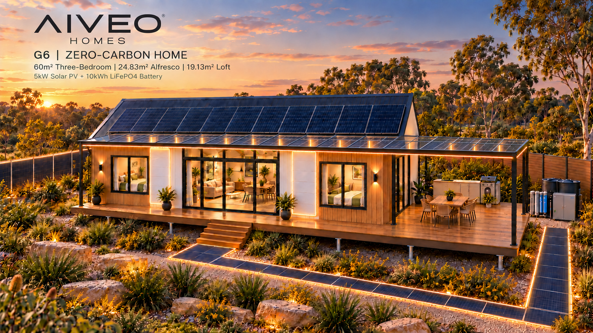 G6 Zero Carbon — 60sqm 3-Bedroom Modular Home