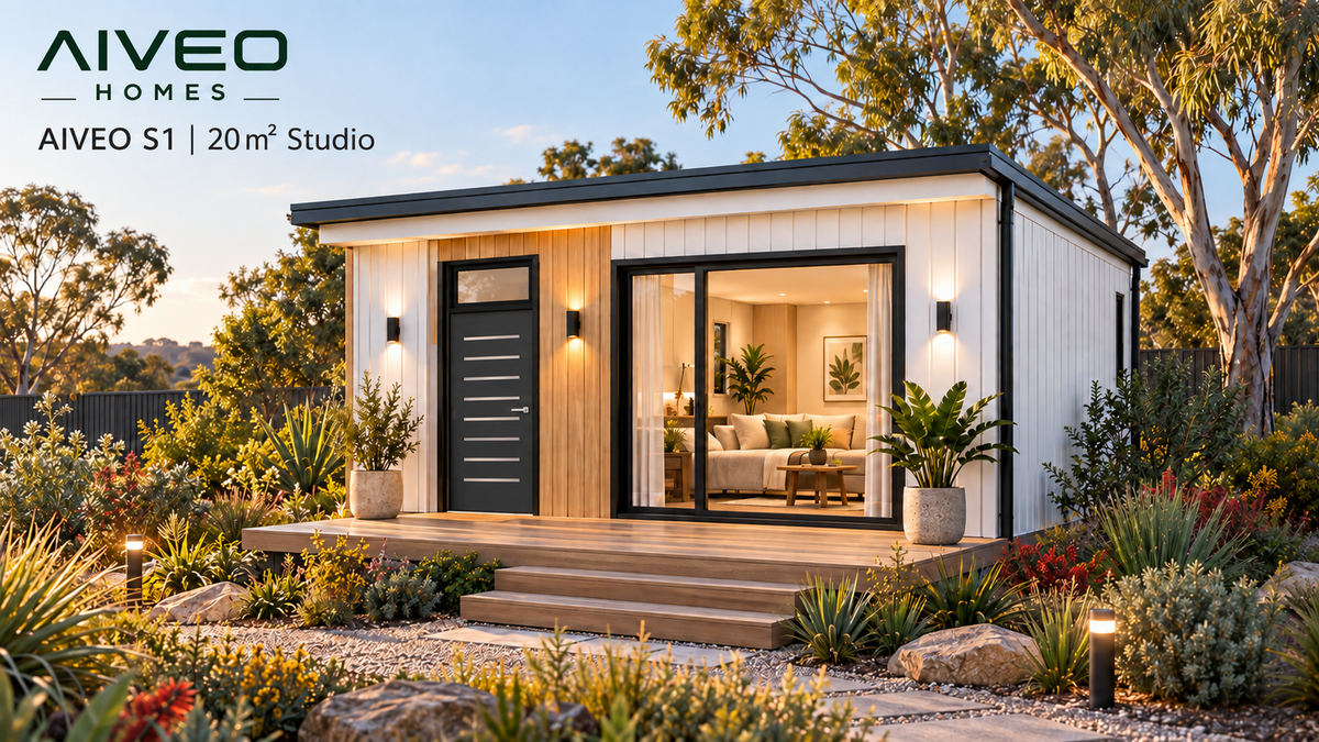 S1 Studio — 20sqm Modular Studio with Bathroom